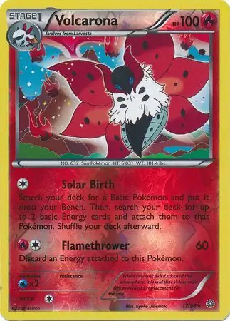 17/98 Volcarona AOR Rare Holo Reverse Holo