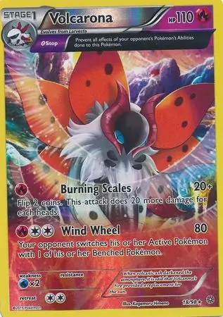 18/98 Volcarona AOR Rare Reverse Holo
