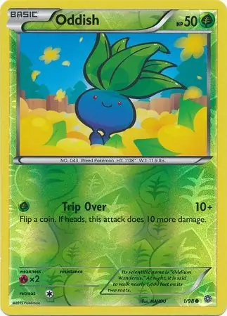 1/98 Oddish AOR Common Reverse Holo