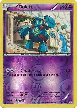 34/98 Golett AOR Common Reverse Holo