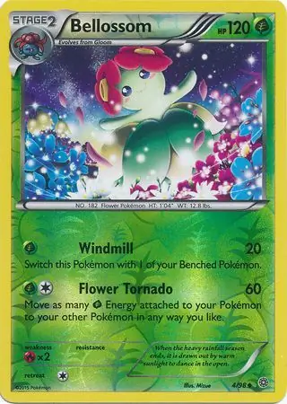 4/98 Bellossom AOR Uncommon Reverse Holo