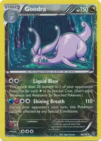 60/98 Goodra AOR Rare Holo Reverse Holo