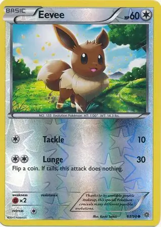 63/98 Eevee AOR Common Reverse Holo