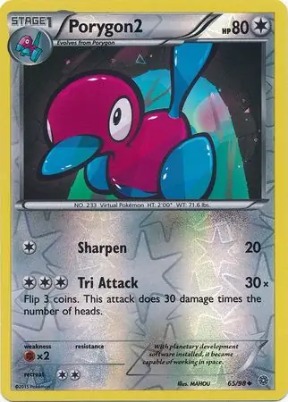 65/98 Porygon2 AOR Uncommon Reverse Holo