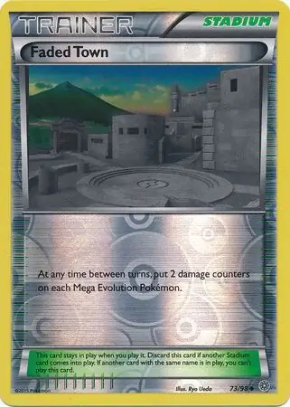 73/98 Faded Town AOR Uncommon Reverse Holo