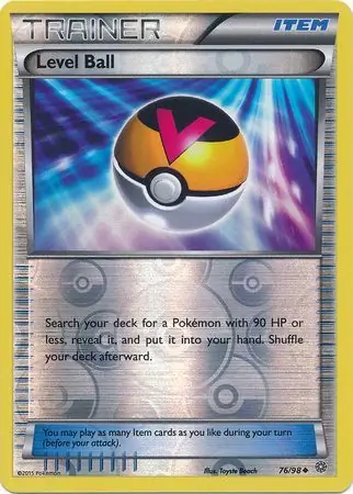 76/98 Level Ball AOR Uncommon Reverse Holo