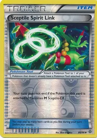 80/98 Sceptile Spirit Link AOR Uncommon Reverse Holo