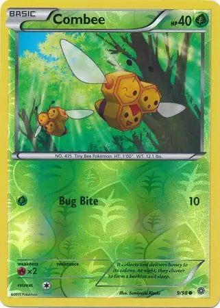 9/98 Combee AOR Common Reverse Holo