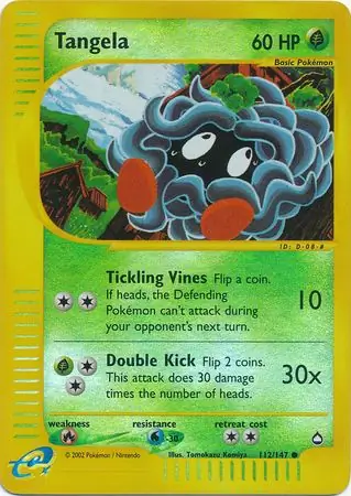 112/147 Tangela AQ Common Reverse Holo