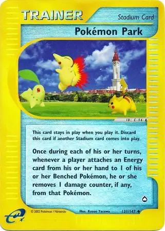 Pokémon Park Aquapolis 131/147 Uncommon Reverse Holo