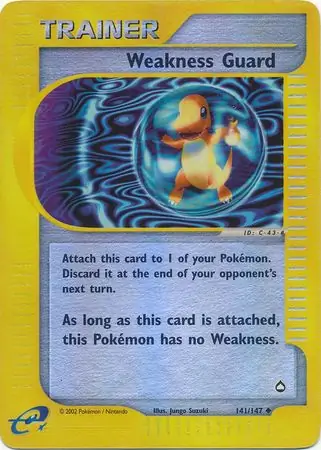 141/147 Weakness Guard AQ Uncommon Reverse Holo
