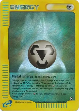 143/147 Metal Energy AQ Rare Reverse Holo