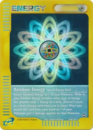 144/147 Rainbow Energy AQ Rare Reverse Holo