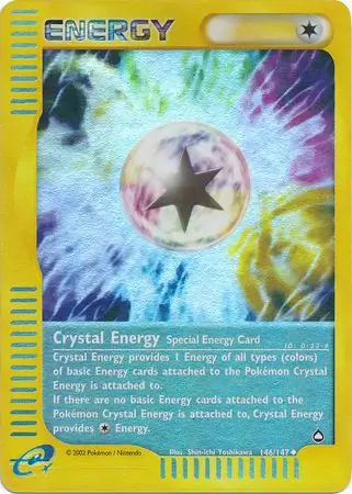 Crystal Energy Aquapolis 146/147 Uncommon Reverse Holo