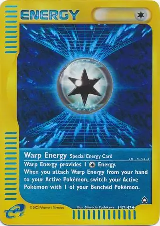 147/147 Warp Energy AQ Uncommon Reverse Holo