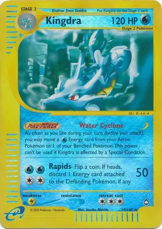 19/147 Kingdra AQ Rare Reverse Holo