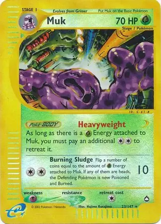 23/147 Muk AQ Rare Reverse Holo