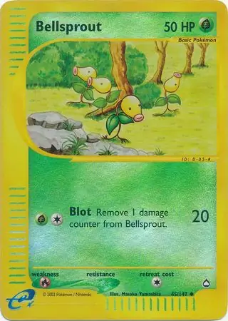 45/147 Bellsprout AQ Uncommon Reverse Holo