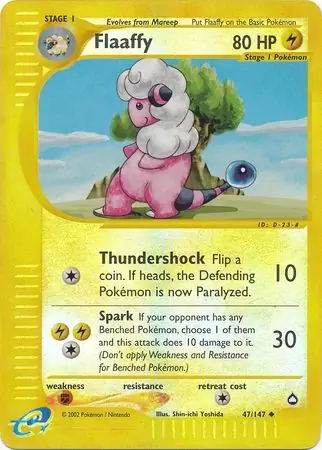 47/147 Flaaffy AQ Uncommon Reverse Holo