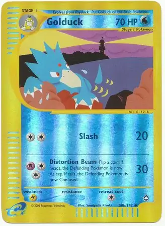 50a/147 Golduck AQ Uncommon Reverse Holo