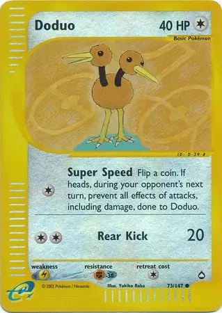 73/147 Doduo AQ Common Reverse Holo