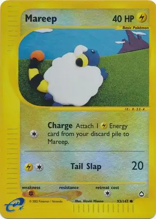 93/147 Mareep AQ Common Reverse Holo