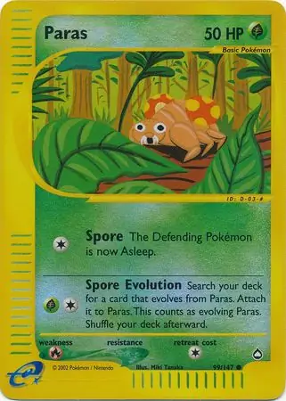 99/147 Paras AQ Common Reverse Holo