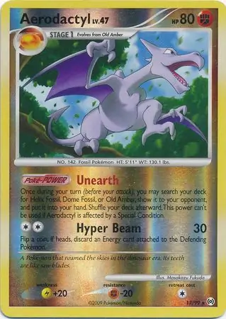 13/99 Aerodactyl AR Rare Reverse Holo