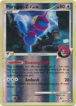 26/99 Porygon-Z Pokémon G AR Rare Reverse Holo