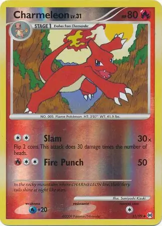35/99 Charmeleon AR Uncommon Reverse Holo