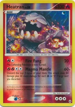 3/99 Heatran AR Rare Holo Reverse Holo