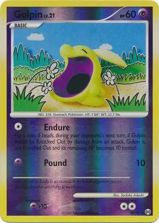 40/99 Gulpin AR Uncommon Reverse Holo