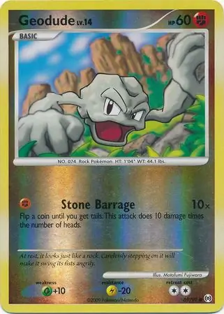 65/99 Geodude AR Common Reverse Holo