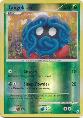 76/99 Tangela AR Common Reverse Holo