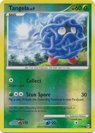 77/99 Tangela AR Common Reverse Holo