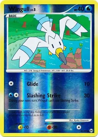 80/99 Wingull AR Common Reverse Holo