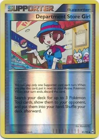 85/99 Department Store Girl AR Uncommon Reverse Holo