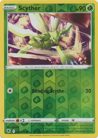 004/189 Scyther ASR Common Reverse Holo