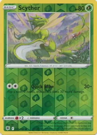 005/189 Scyther ASR Common Reverse Holo