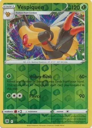 012/189 Vespiquen ASR Rare Reverse Holo