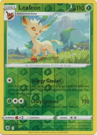 013/189 Leafeon ASR Rare Reverse Holo