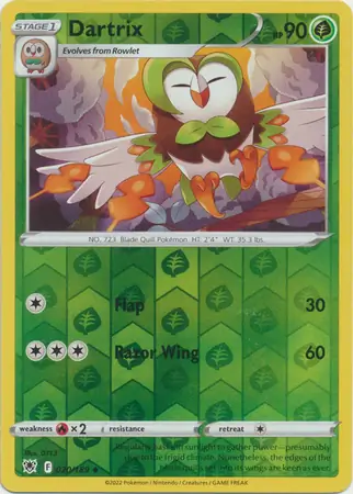 020/189 Dartrix ASR Uncommon Reverse Holo