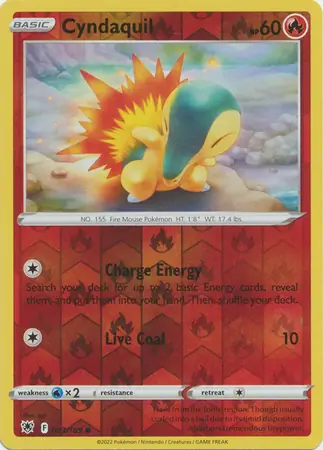 023/189 Cyndaquil ASR Common Reverse Holo