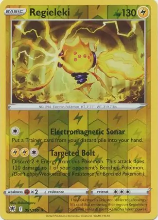051/189 Regieleki ASR Rare Reverse Holo