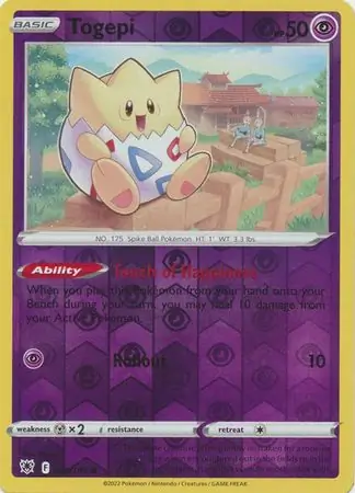 055/189 Togepi ASR Common Reverse Holo