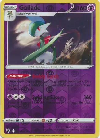 062/189 Gallade ASR Rare Holo Reverse Holo