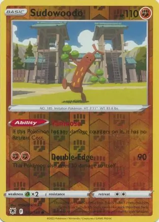 074/189 Sudowoodo ASR Common Reverse Holo