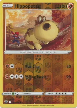 079/189 Hippopotas ASR Common Reverse Holo