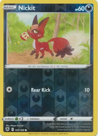103/189 Nickit ASR Common Reverse Holo