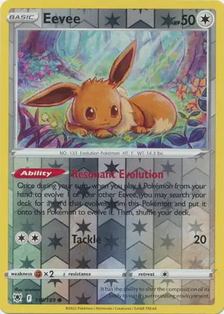 119/189 Eevee ASR Common Reverse Holo
